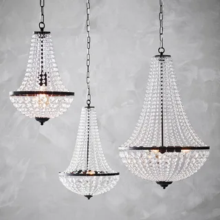GRÄNSÖ lustre noir 40 cm de Markslöjd en Noir, Transparent – photo produit 4 sur 4