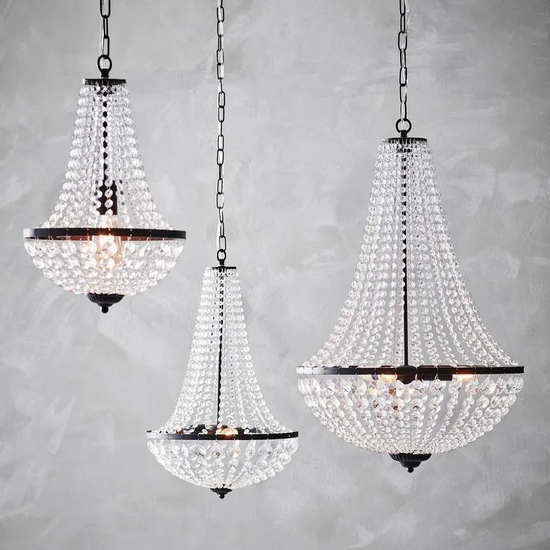 GRÄNSÖ lustre noir 40 cm de Markslöjd en Noir, Transparent – photo produit 4 sur 4