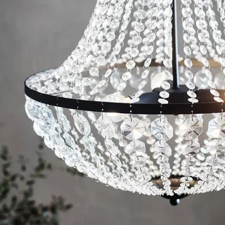 GRÄNSÖ lustre noir 50 cm de Markslöjd en Noir, Transparent – photo produit 2 sur 5