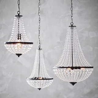 GRÄNSÖ lustre noir 50 cm de Markslöjd en Noir, Transparent – photo produit 4 sur 5