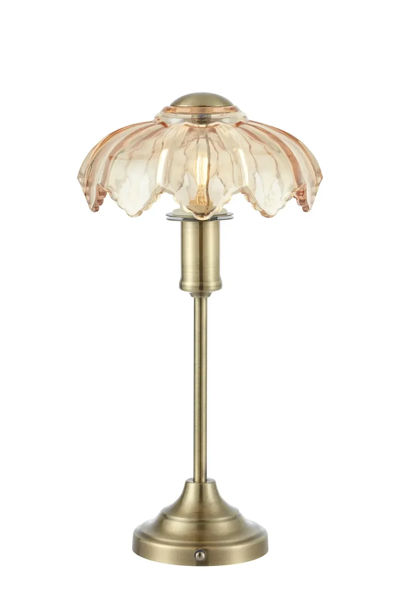 Kurage Wiederaufladbare Tischlampe Bernstein de Markslöjd – photo produit