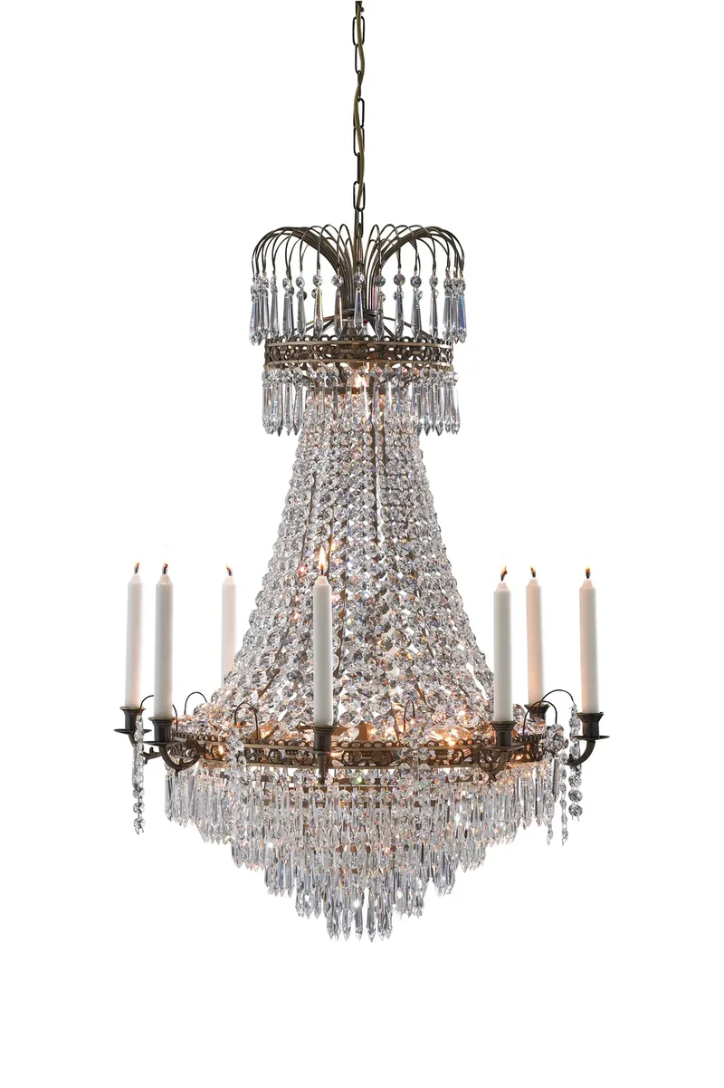 Läckö Kristall Kronleuchter Antik 66 cm by Markslöjd – product photo