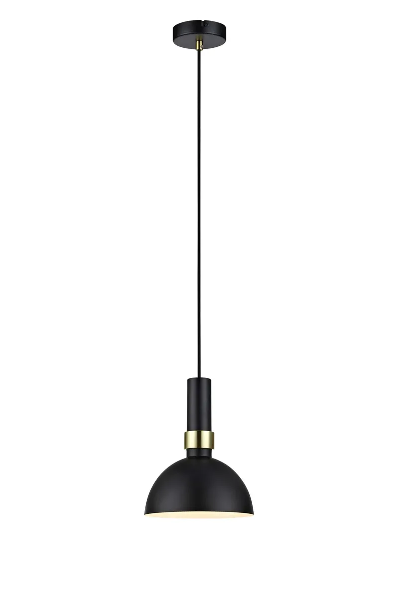 Larry Deckenlampe Schwarz/Messing de Markslöjd – photo produit