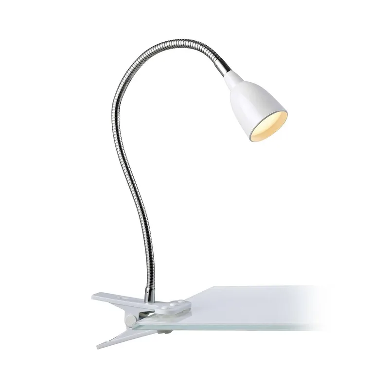LED klemlamp Tulip från Markslöjd i Vit – produktbild