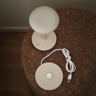 LED tafellamp Petit, aluminium, IP44 de Markslöjd en Greige – photo produit 5 sur 5