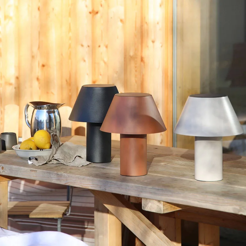 LED tafellamp Vivo, IP44, hoogte 30 cm, dimbaar. de Markslöjd en Noir – photo produit 3 sur 3