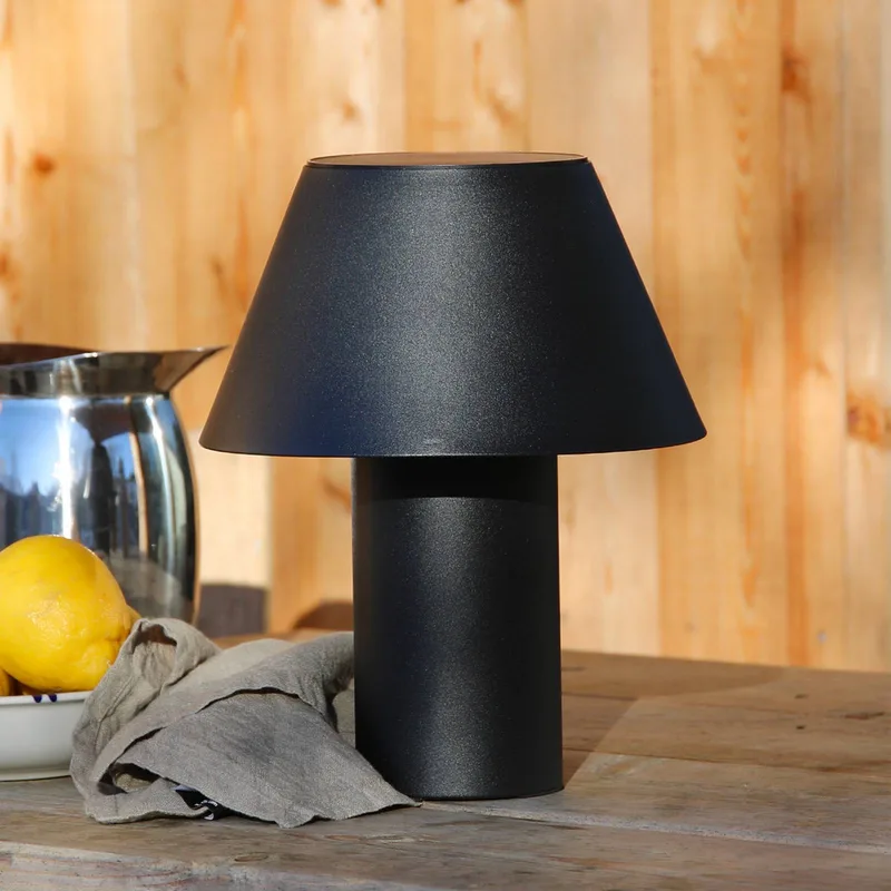 LED tafellamp Vivo, IP44, hoogte 30 cm, dimbaar. de Markslöjd en Noir – photo produit 1 sur 3