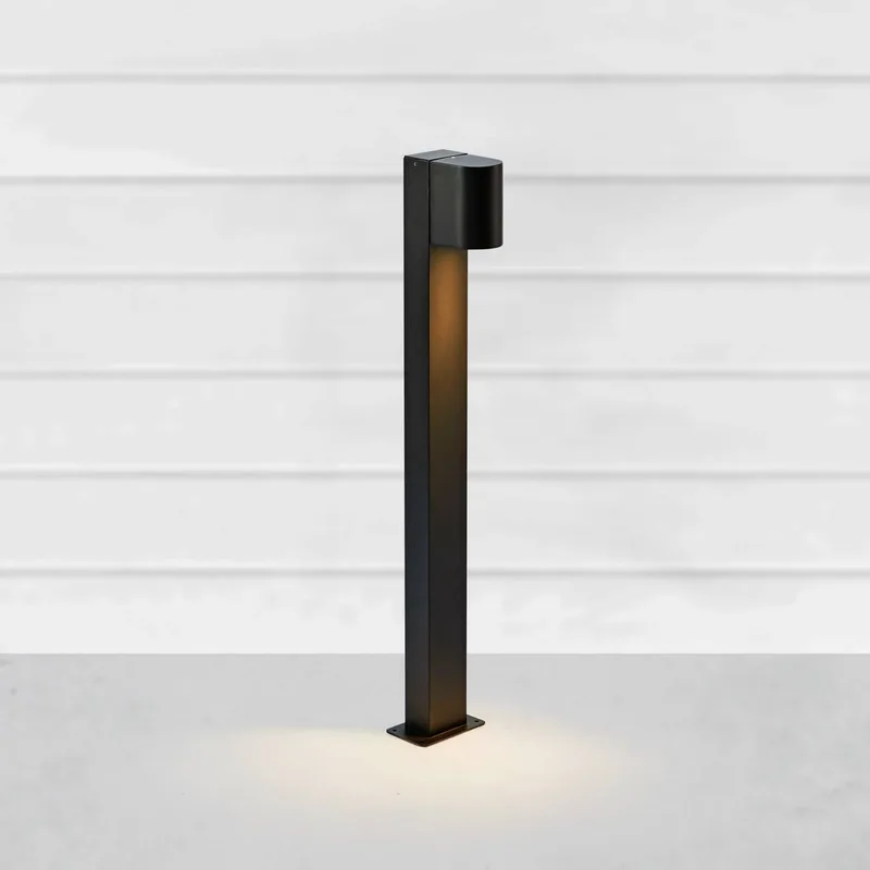 Balise de jardin LED Alor, IP65, hauteur 75 cm, dimmable de Markslöjd en Noir – photo produit