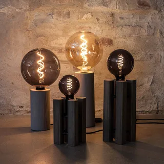 Lodge Tischlampe Braun 36 cm von Markslöjd in Walnoot – Produktfoto 3 von 3