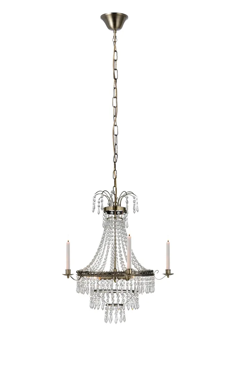 Marielund Kristall Kronleuchter Antik by Markslöjd – product photo