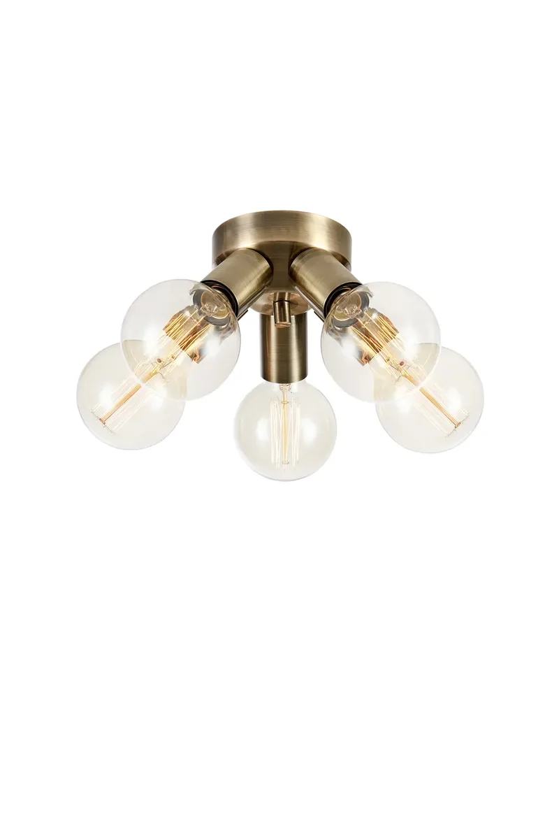 Mazzo Deckenlampe Messing 5 Lampen de Markslöjd – photo produit