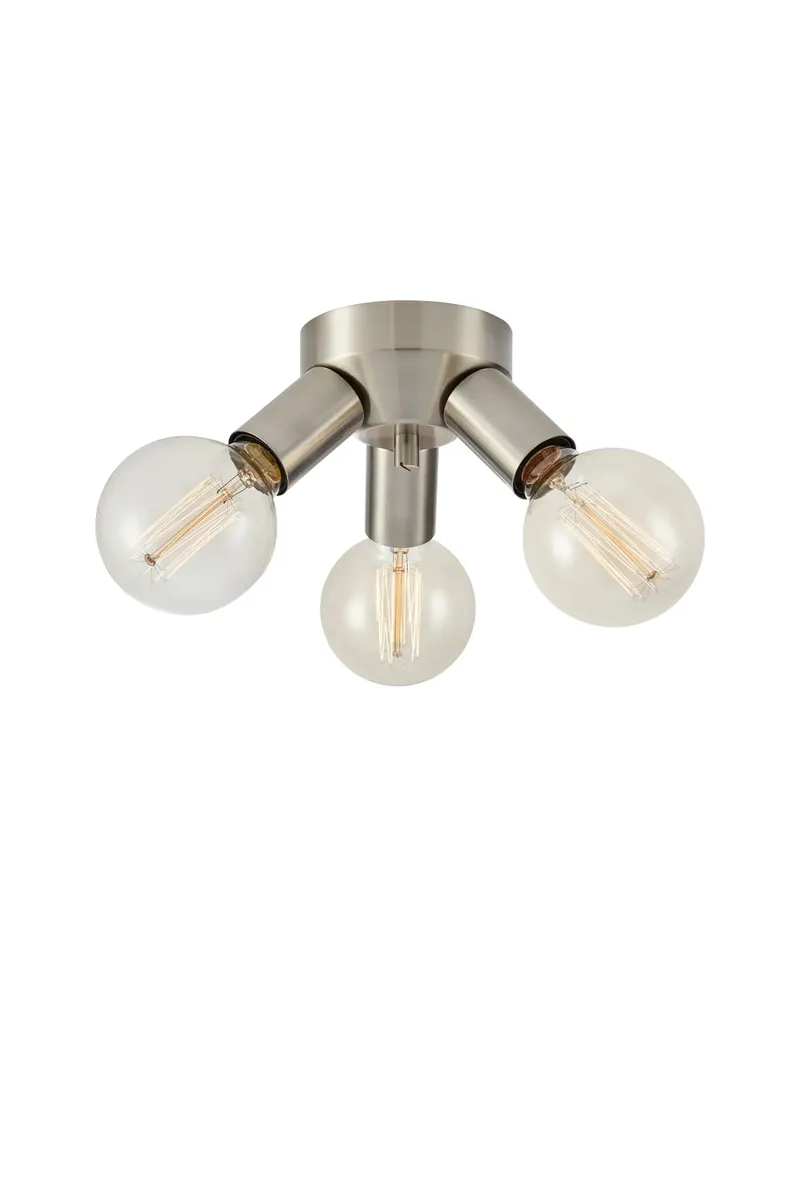 Mazzo Deckenlampe Nickel 3 Lampen de Markslöjd – photo produit