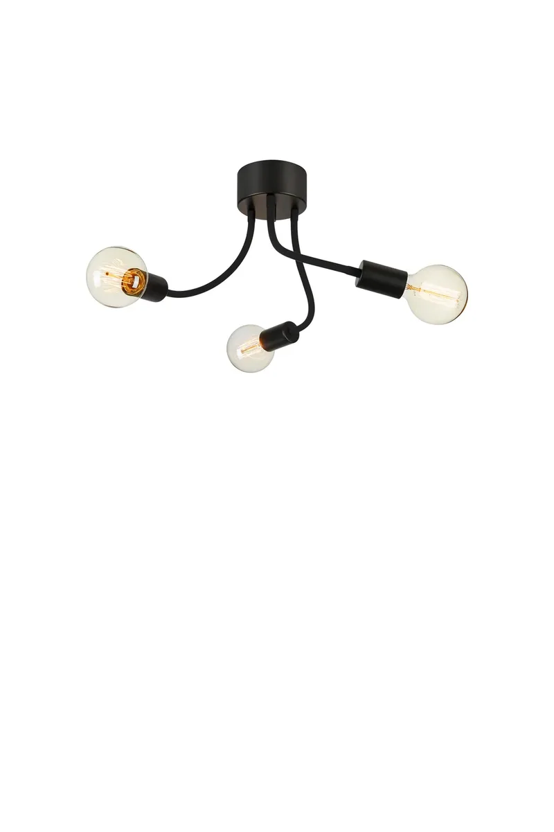 Medusa Deckenlampe Schwarz 3 Lampen van Markslöjd – productfoto
