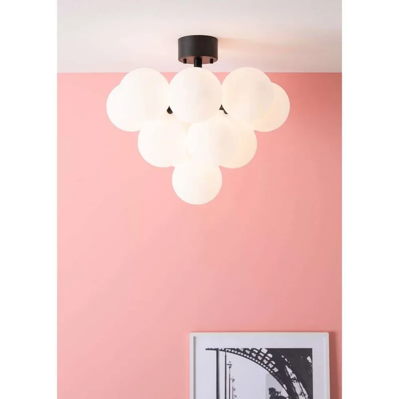 Merlot 13 Plafondlamp Black/White de Markslöjd – photo produit