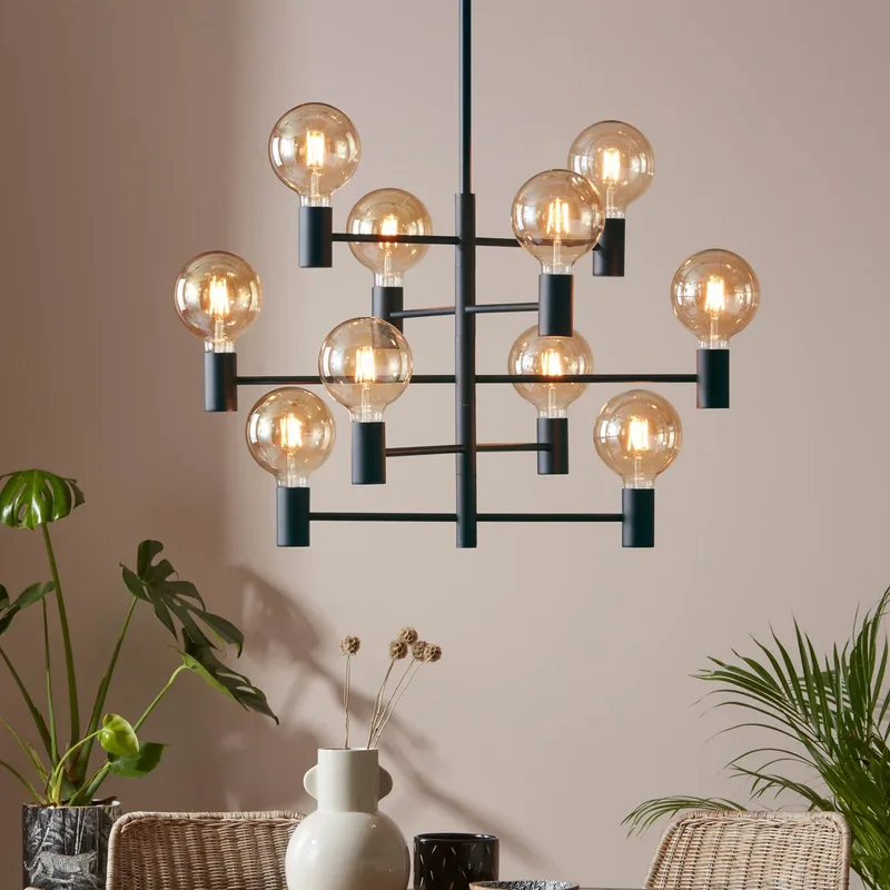 Paris Kroonluchter Zwart by Markslöjd – product photo