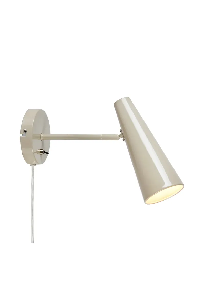 Peak Nachttischlampe Greige von Markslöjd – Produktfoto