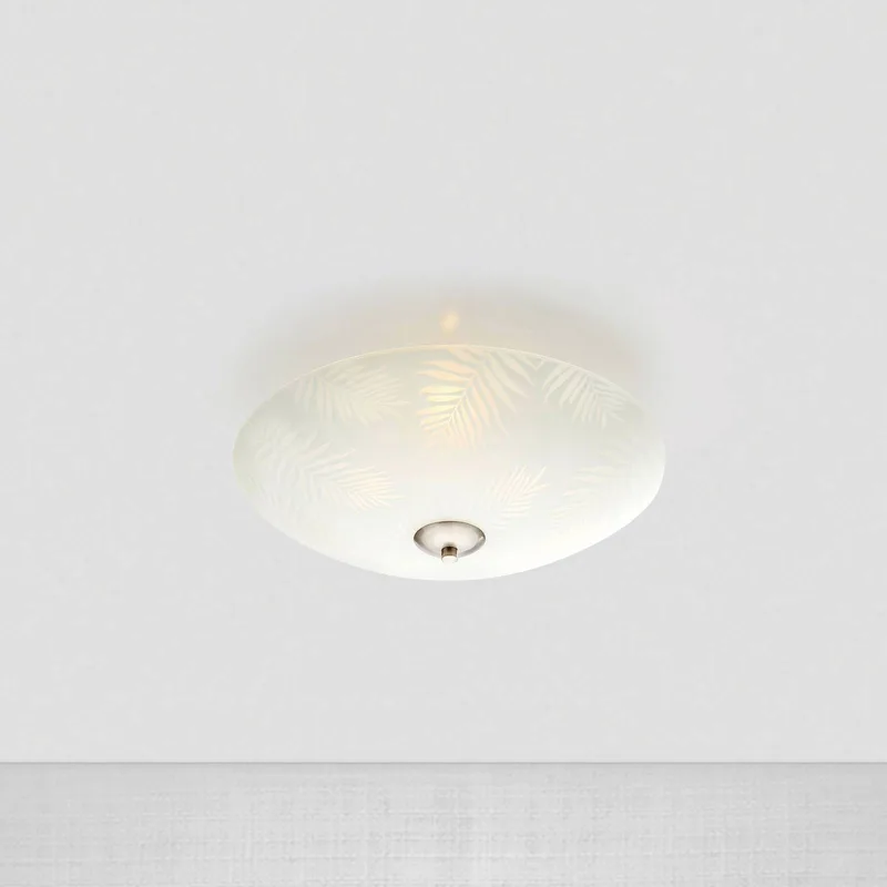 Plafondlamp Blad van glas, Ø 35 cm de Markslöjd en Blanc – photo produit