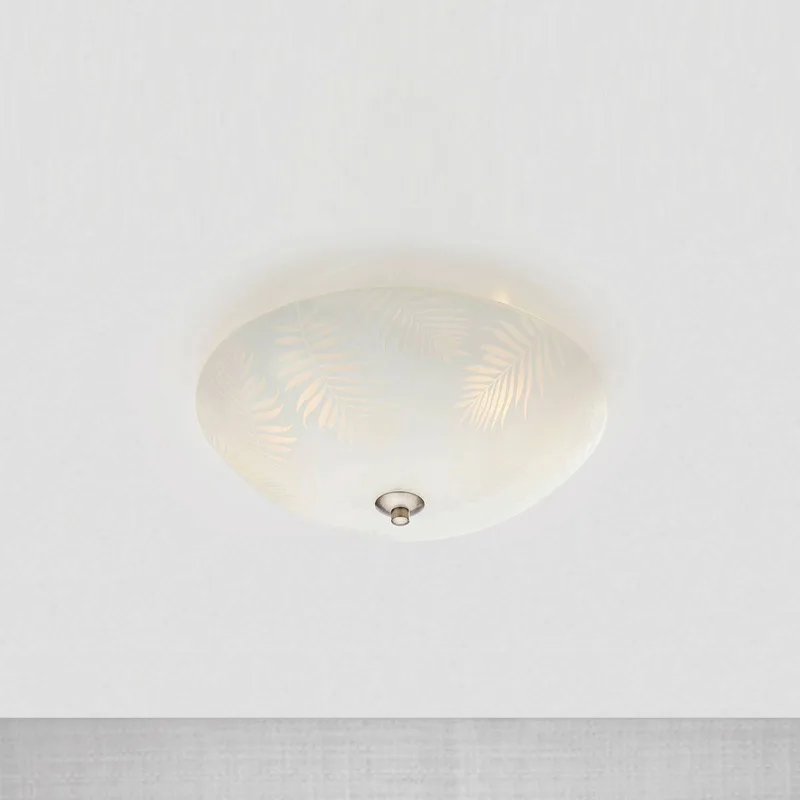 Plafondlamp Blad van glas, Ø 43 cm de Markslöjd en Blanc – photo produit
