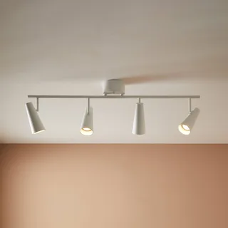 Loftspot Crest, metal, 4 lamper fra Markslöjd i Hvid – produktbillede 1 af 2