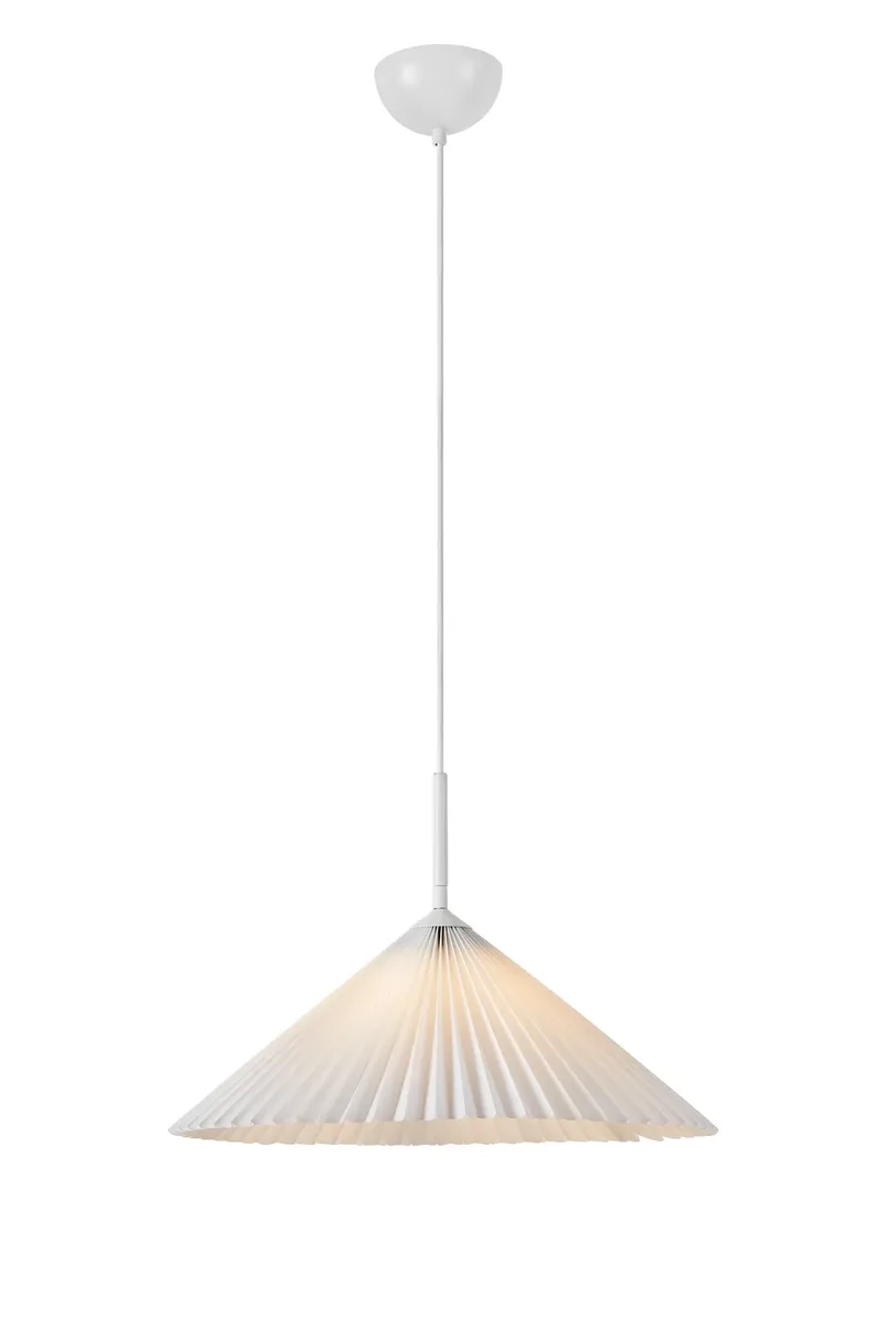 Plisado Hängelampe Weiß 50 cm by Markslöjd – product photo