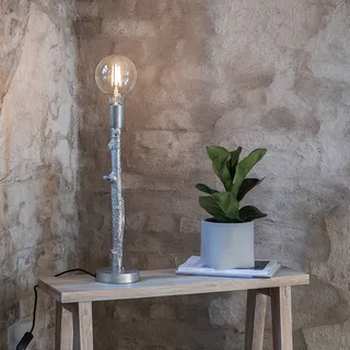 Ramo tafellamp, zilverkleurig, metaal, hoogte 53 cm de Markslöjd en Argent – photo produit 2 sur 2