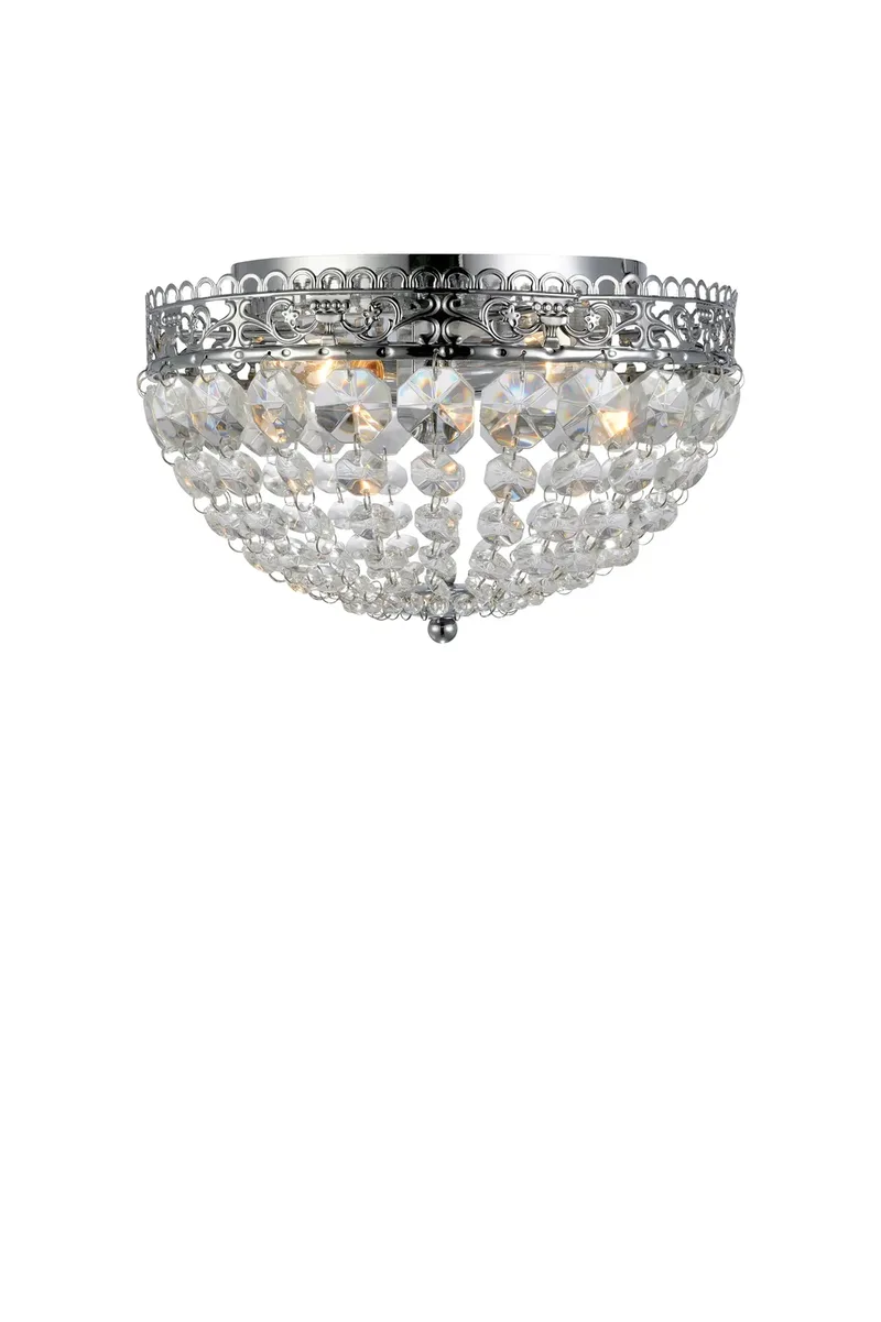 Saxholm Kristall Deckenlampe Chrom van Markslöjd – productfoto