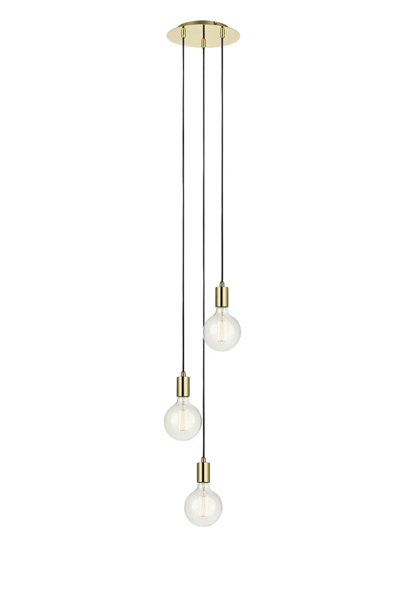 Sky Deckenlampe Messing Runde de Markslöjd – photo produit