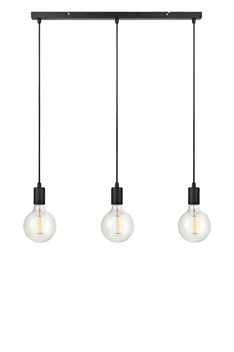 Sky Deckenlampe Schwarz Gerade de Markslöjd – photo produit