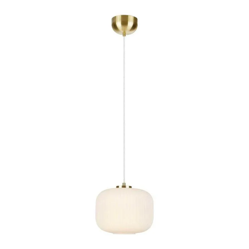 Sober Hanglamp Brushed Brass/White by Markslöjd – product photo