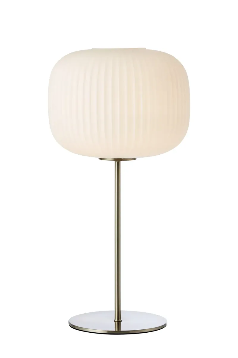 Sober Tischlampe Stahl/Weiß 50 cm de Markslöjd – photo produit