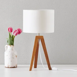 Sobere tafellamp Kullen van Markslöjd in Bruin, Wit – productfoto 2 van 5