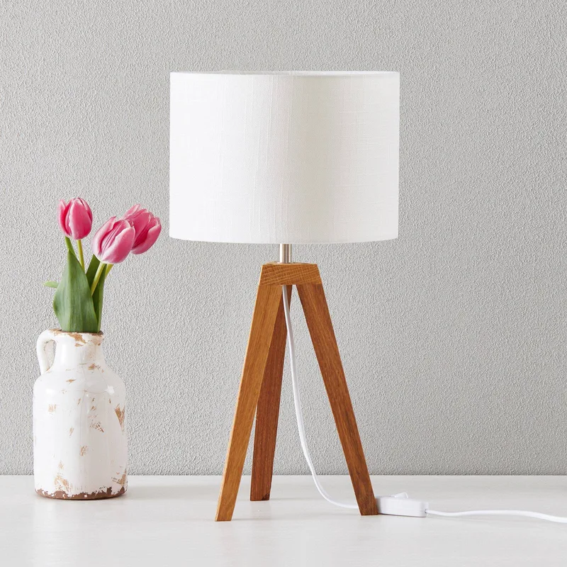 Sobere tafellamp Kullen van Markslöjd in Bruin, Wit – productfoto 2 van 5