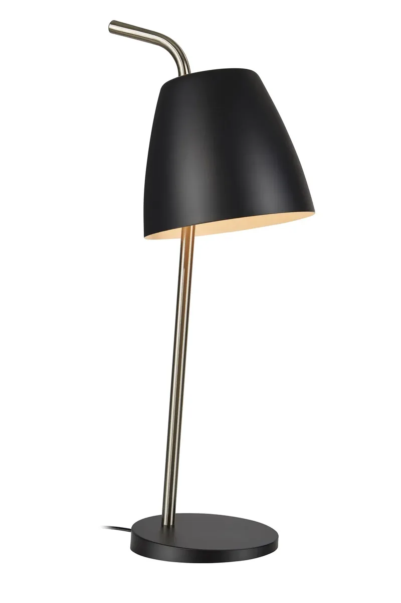 Spin Tischlampe Schwarz de Markslöjd – photo produit