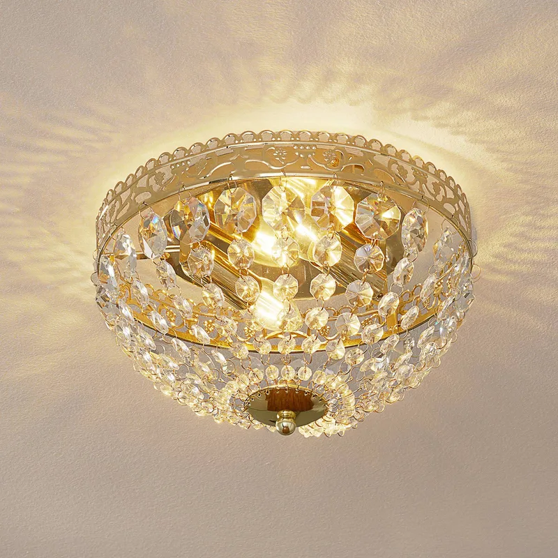 Sprankelende plafondlamp Saxholm de Markslöjd en Or, Helder – photo produit 1 sur 5