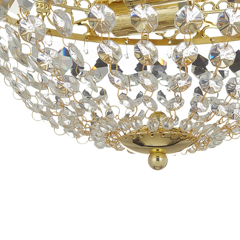 Sprankelende plafondlamp Saxholm de Markslöjd en Or, Helder – photo produit 4 sur 5