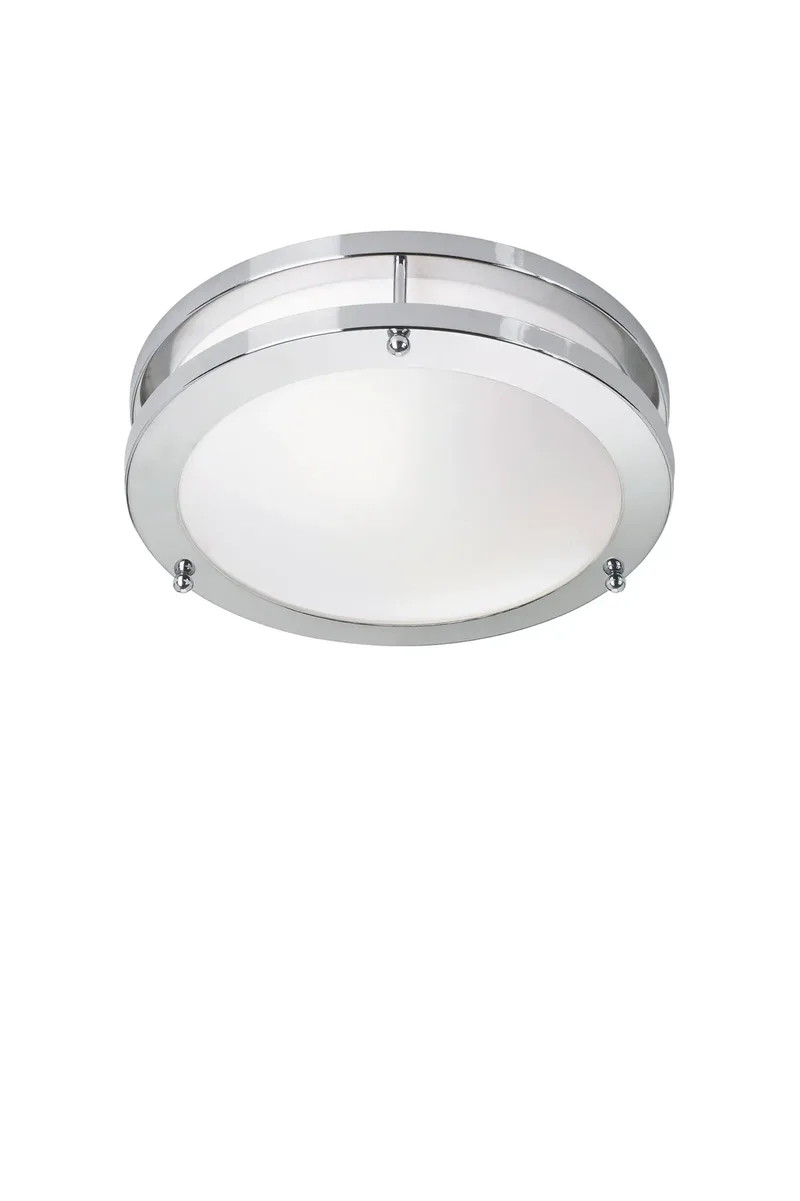 Täby Deckenlampe Weiß/Chrom 25 cm de Markslöjd – photo produit