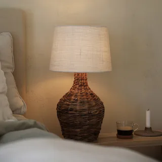 Paglia 1 Lampe à poser Beige/Naturel de Markslöjd en Naturel, Blanc – photo produit 2 sur 3