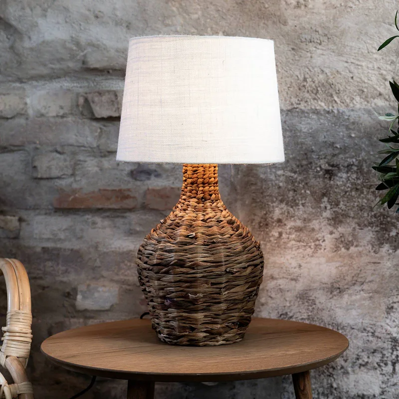 Paglia 1 Lampe à poser Beige/Naturel de Markslöjd en Naturel, Blanc – photo produit 1 sur 3