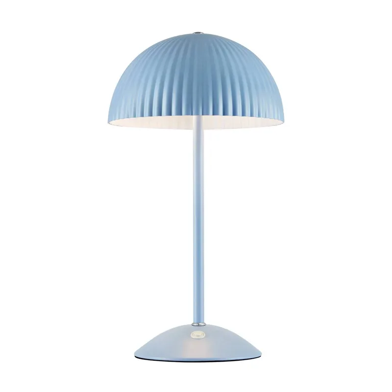 Tafellamp Zin, blauw, ijzer, hoogte 35,5 cm, G9 by Markslöjd in Blue, Transparent – product photo
