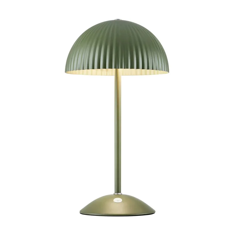 Tafellamp Zin, groen, ijzer, hoogte 35,5 cm, G9 de Markslöjd en Vert, Transparent – photo produit