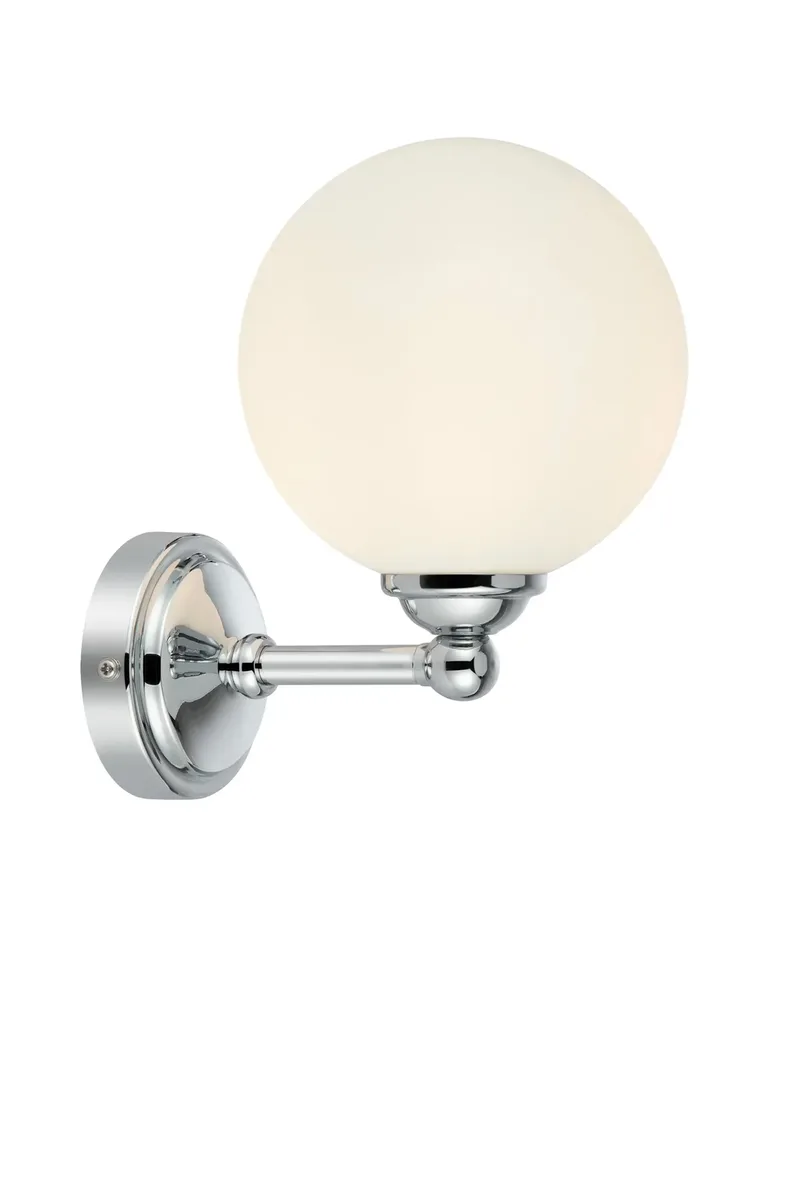Tropea Wandleuchte Weiß/Chrom by Markslöjd – product photo