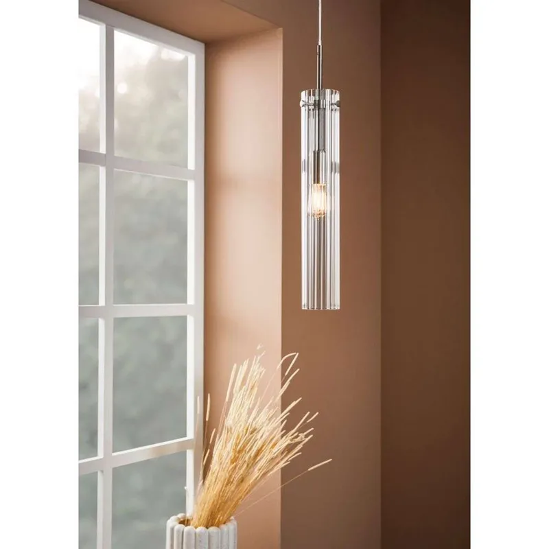 Tubo Hanglamp Staal/Helder de Markslöjd – photo produit