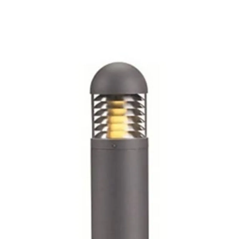 Bornes lumineuses Kurt gris métal 100 cm E27 IP44 de Markslöjd en Gris, Helder – photo produit