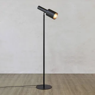 Ozzy floor lamp, metal, adjustable head de Markslöjd en Noir – photo produit 2 sur 4