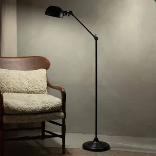Lampadaire Portland, réglable en 2 positions de Markslöjd en Noir – photo produit 1 sur 3