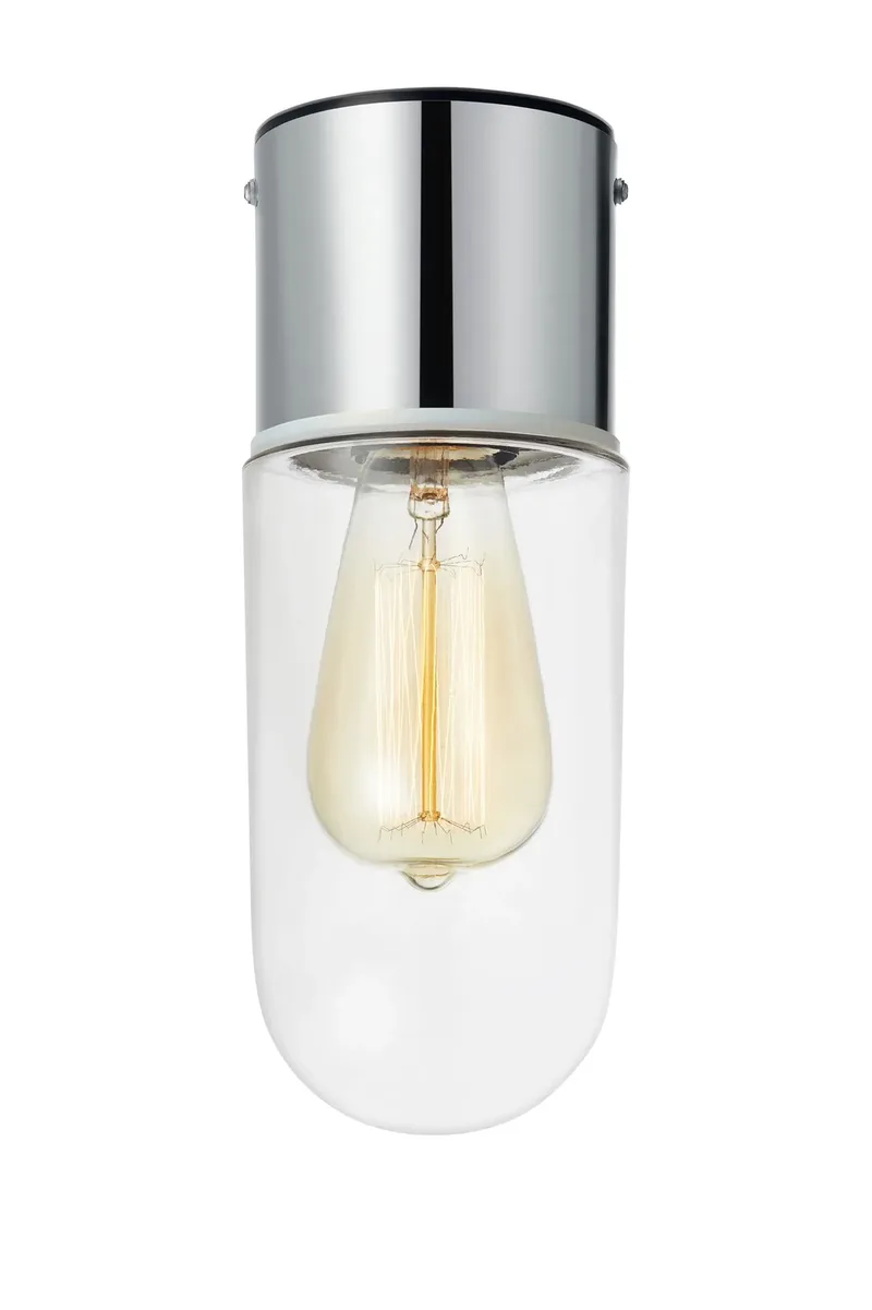 Zen Deckenlampe Chrom/Klar de Markslöjd – photo produit