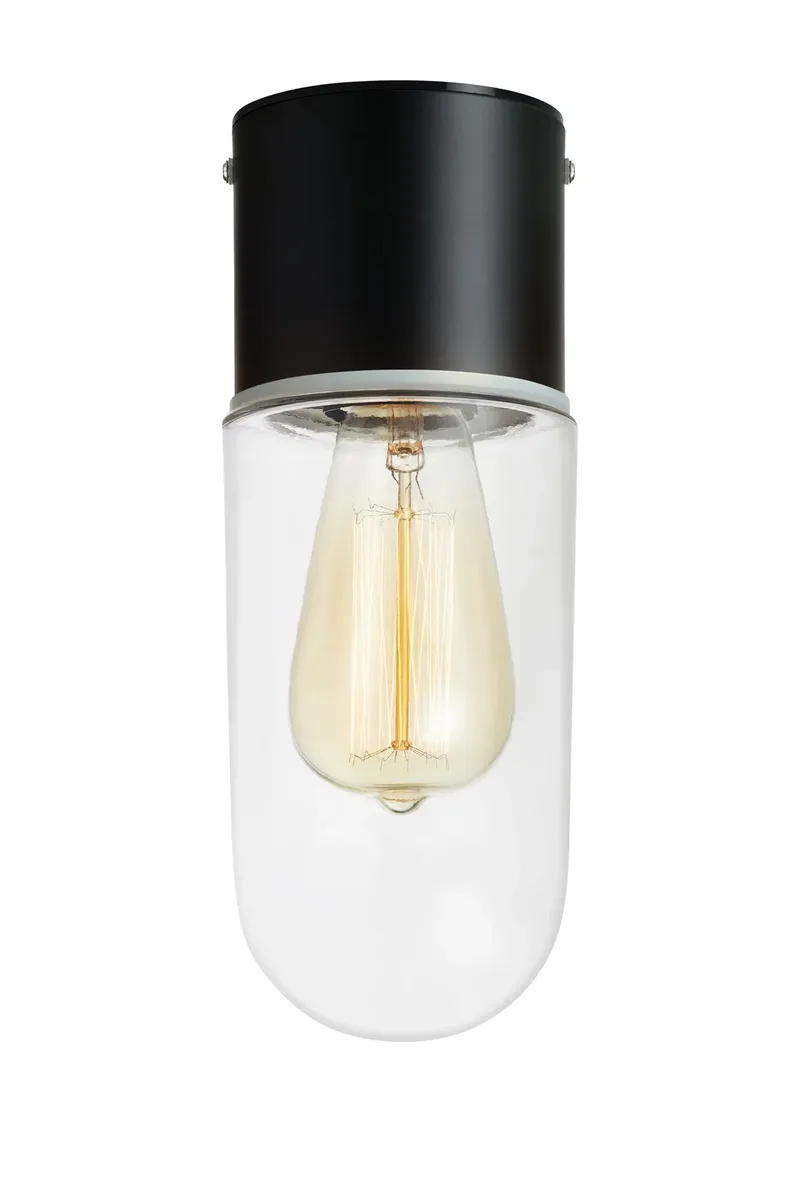 Zen Deckenlampe Schwarz/Klar van Markslöjd – productfoto