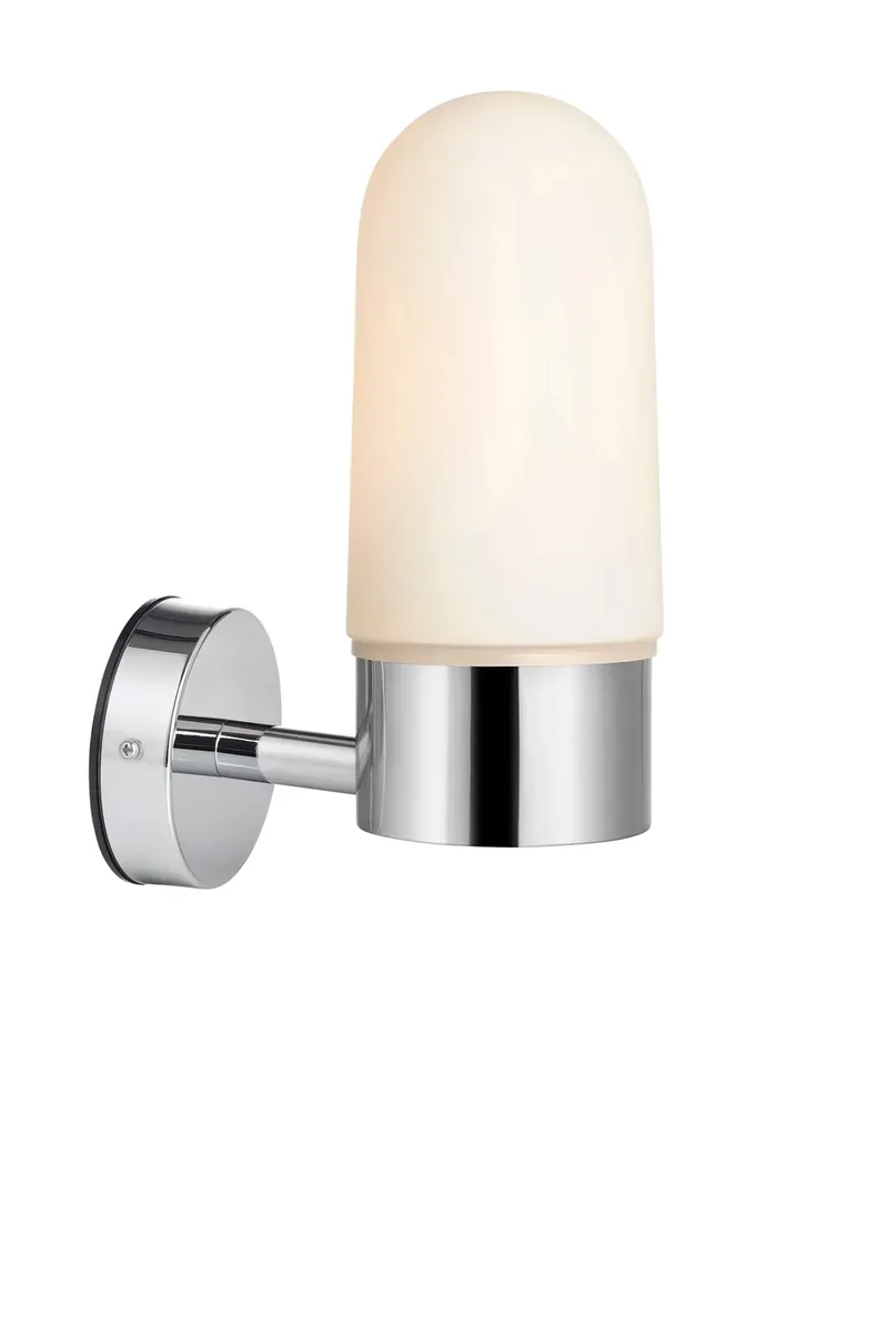 Zen Wandleuchte Chrom/Weiß de Markslöjd – photo produit