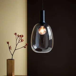 Alton 23-hanglamp-E27-smoke glas/zwart fra Nordlux i Sort – produktbillede 2 af 5