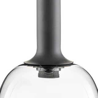 Alton 23-hanglamp-E27-smoke glas/zwart fra Nordlux i Sort – produktbillede 4 af 5